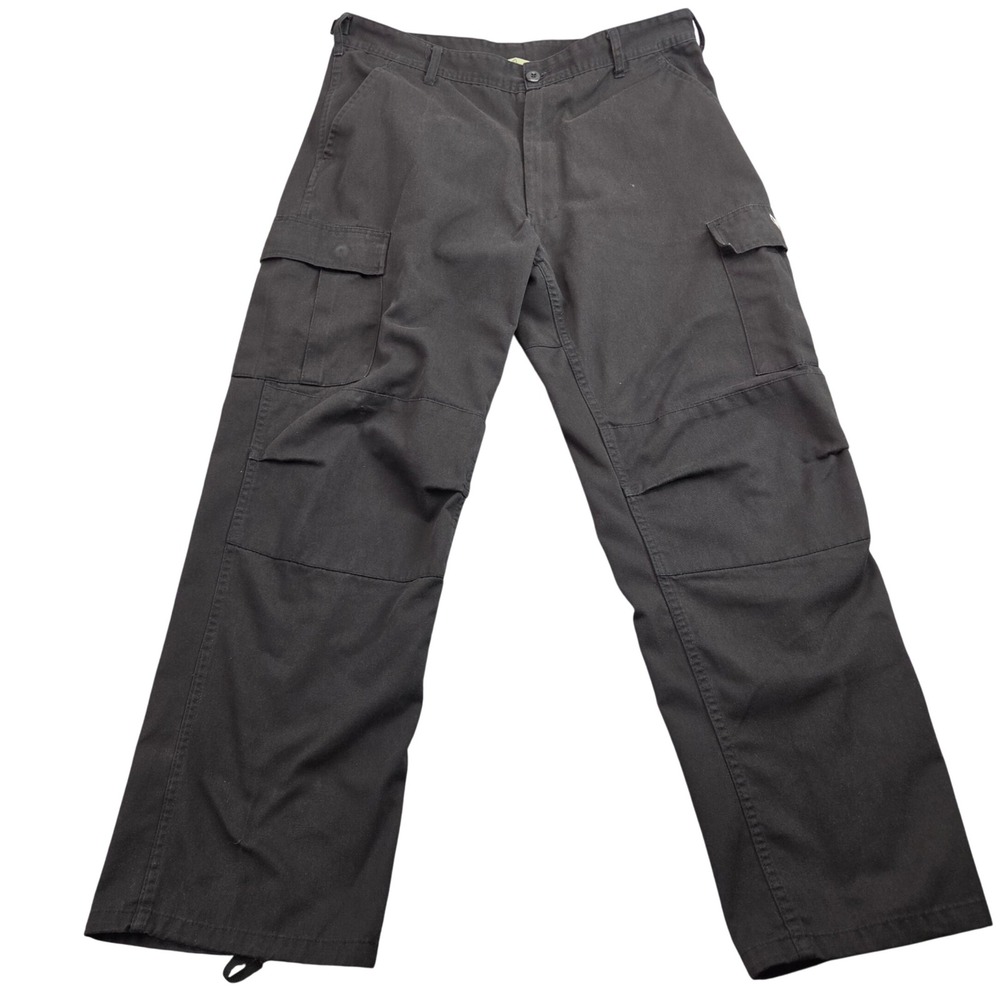 Upcycled Military BDU Cargo Pants Mens 35-39 Adjustable Reworked Y2K Streetwear